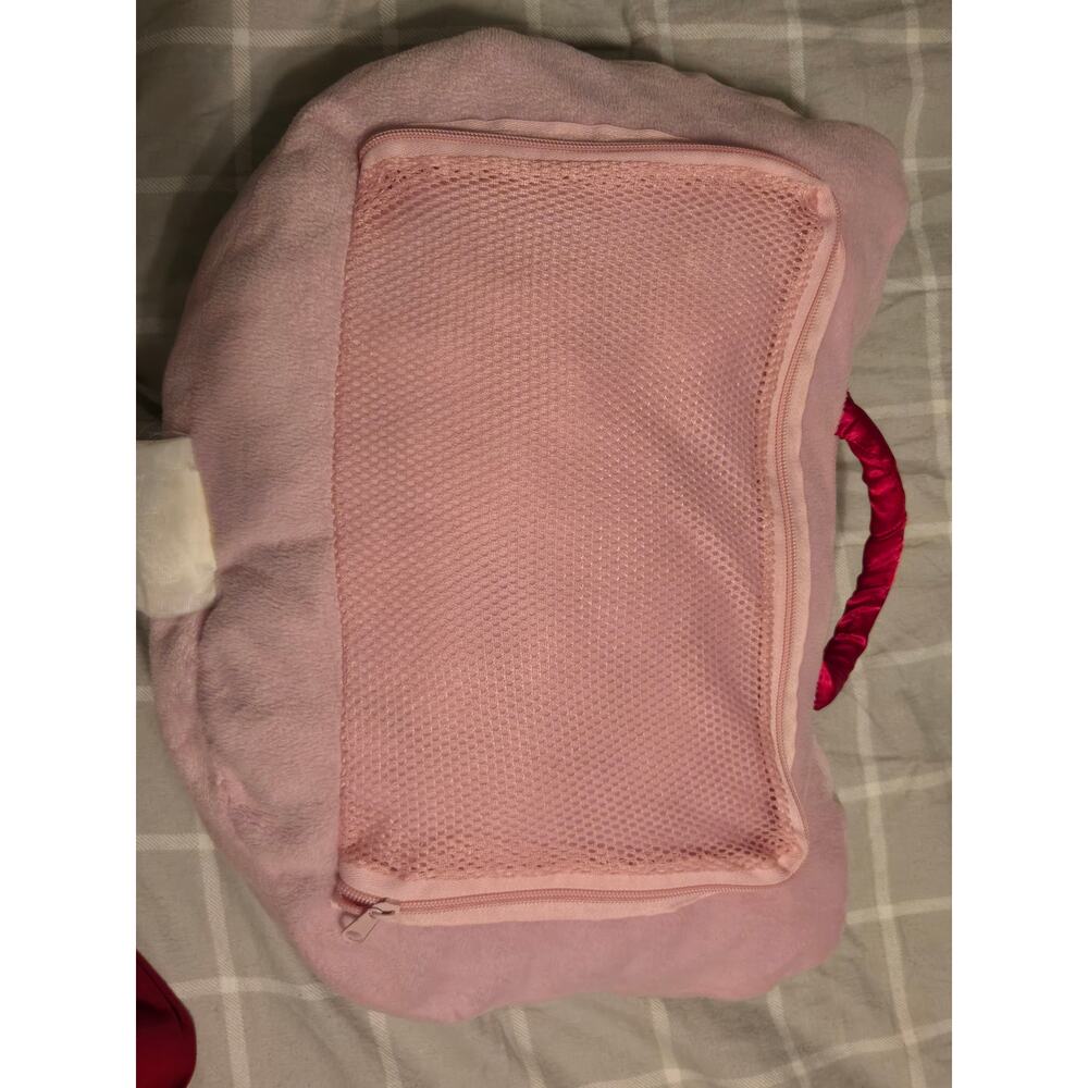 Sanrio Hello Kitty Plush Pillow with Pocket OS Pink Kawaii Collectible - Picture 2 of 5